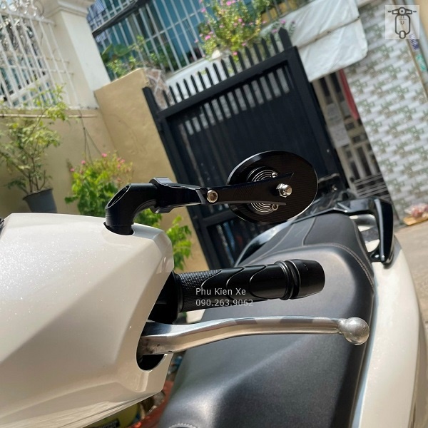 Gương Xe Máy Oval Hàng CNC Nguyên Khối Cao Cấp