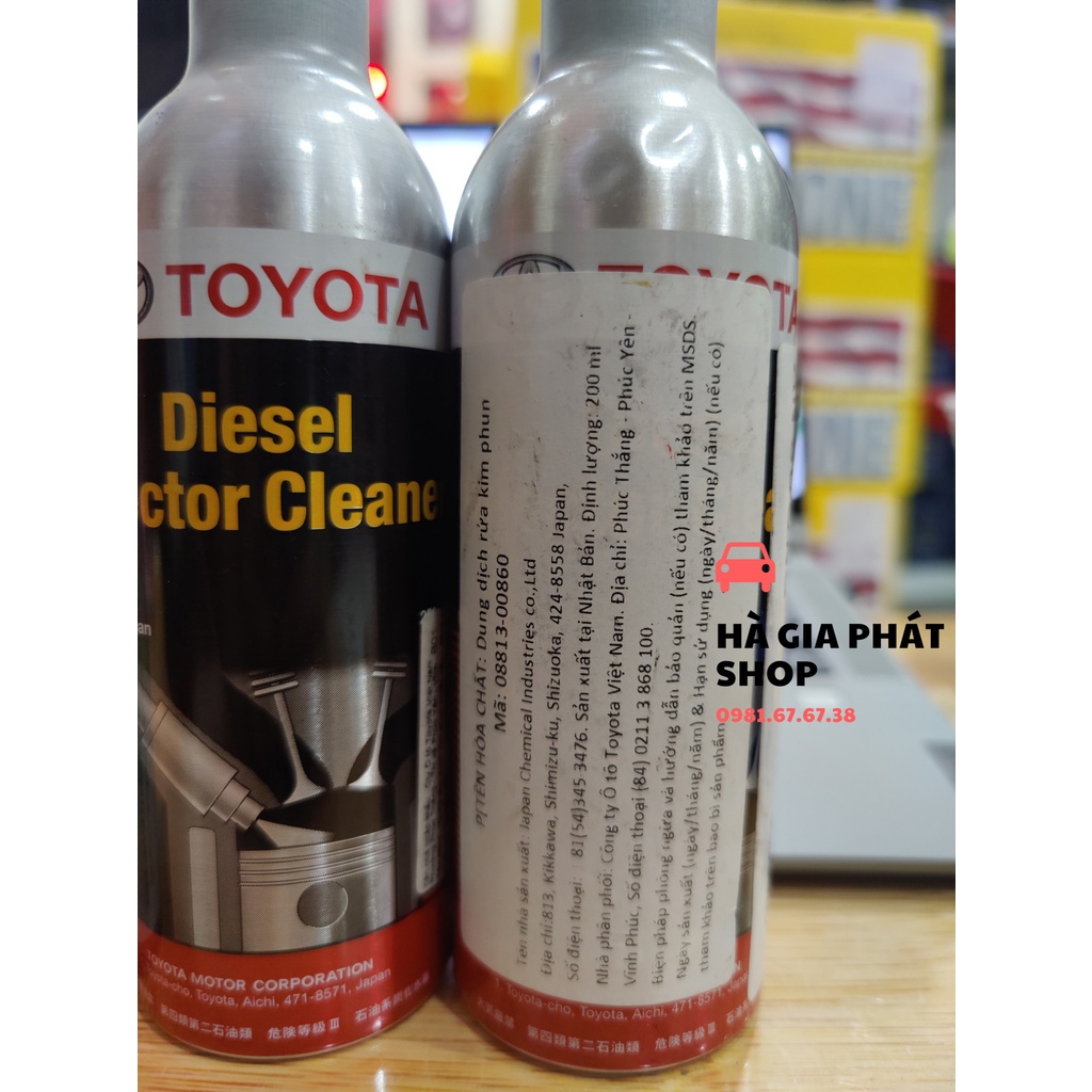 Dung dịch vệ sinh buồng đốt kim phun nhiên liệu DIESEL TOYOTA