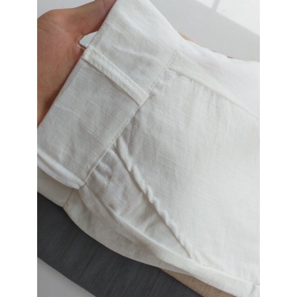 Quần đũi ống rộng suông kiểu nhật, khóa cúc. siêu mát lạnh