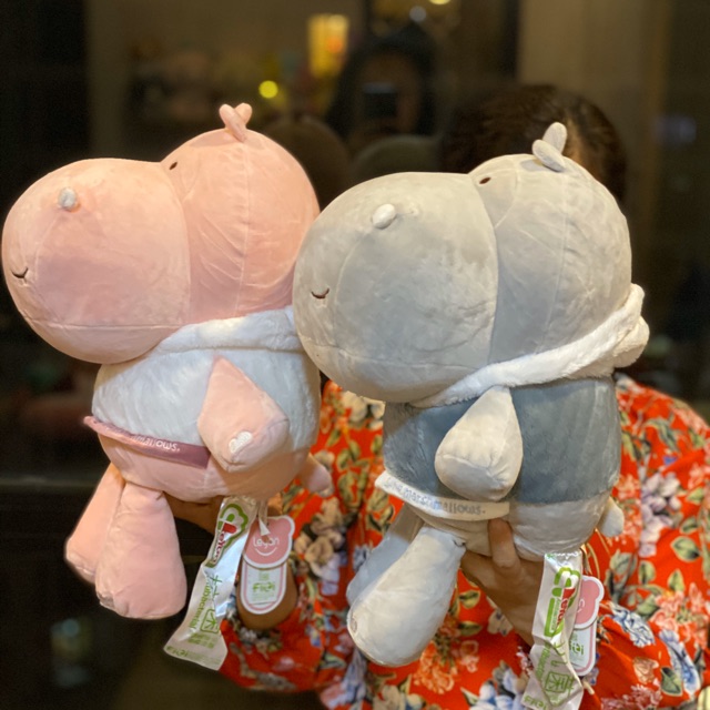 Thú bông Hà mã Lyan kháng khuẩn.