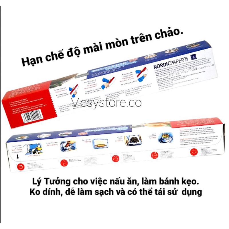 Giấy Chống Dính Moriitalia Giấy Nến Thấm Dầu Cho Lò Nướng Vi Sóng Nồi Chiên | BigBuy360 - bigbuy360.vn