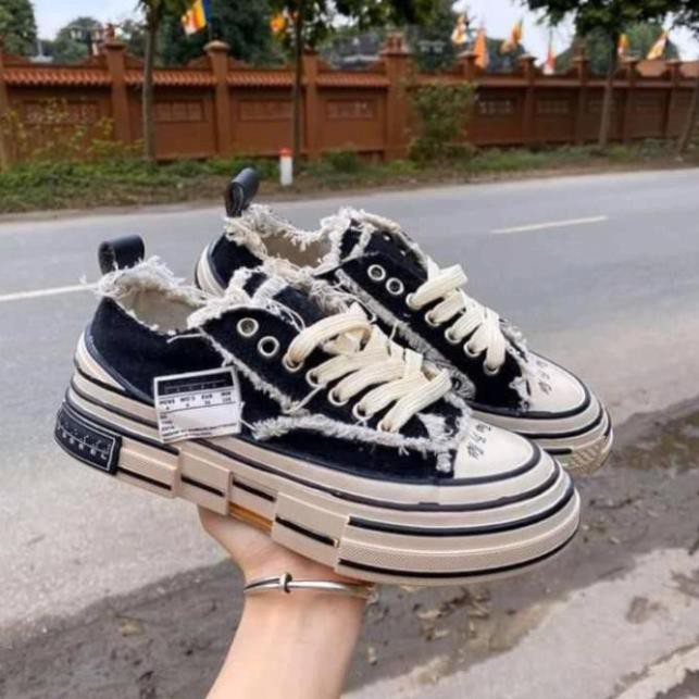 𝐆𝐢à𝐲 𝐗𝐯𝐞𝐬𝐬𝐞𝐥 ⚡️𝐅𝐑𝐄𝐄 𝐒𝐇𝐈𝐏⚡️ Giày Rách 𝐗𝐯𝐞𝐬𝐬𝐞𝐥 Đế Gỗ nam nữ hàng cao cấp full box bill