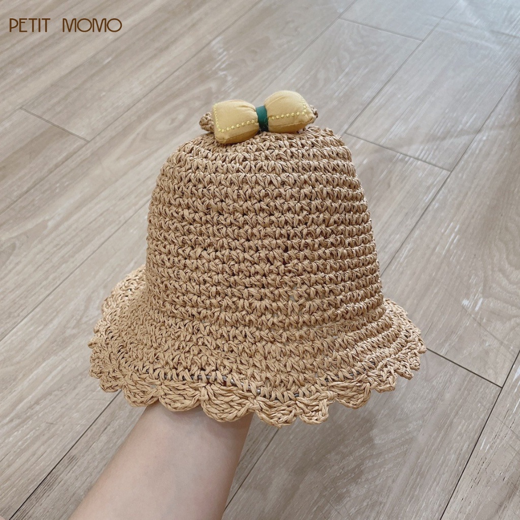 Mũ Cho Bé Gái PETIT MOMO Rộng Vành Thiết Kế Xinh Xắn Dễ Thương, Nhiều Mẫu Ngẫu Nhiên