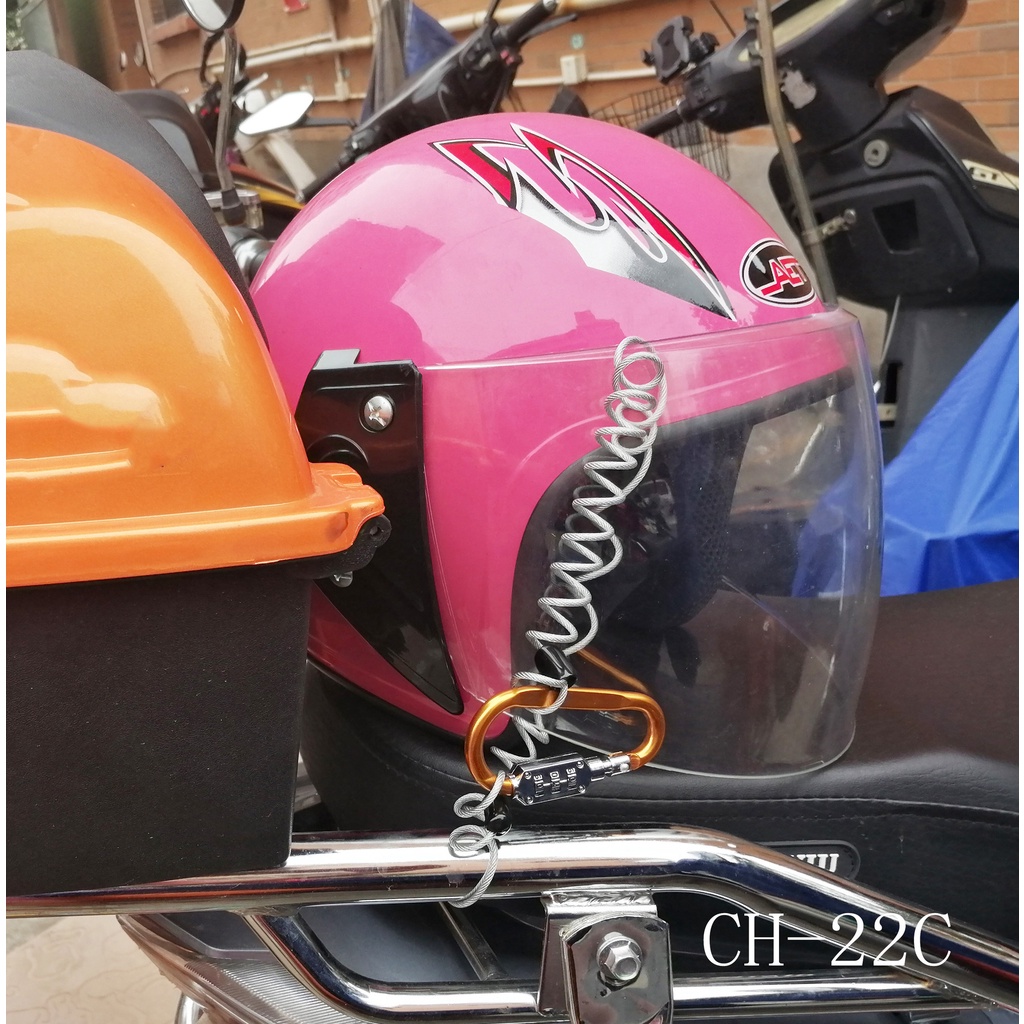 Ronxmor Khóa Mật Khẩu Bằng Hợp Kim Nhôm Nhiều Màu Đa Dạng Cho Ba Lô / Mũ Bảo Hiểm