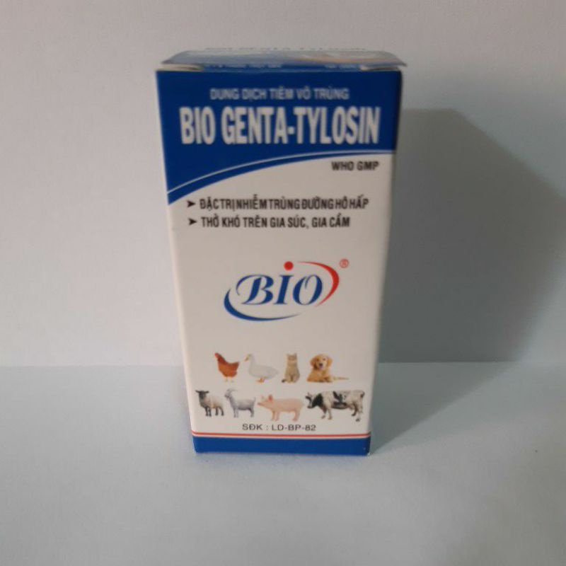 Dung dịch tiê.m Bio Genta Tylosin 20ml