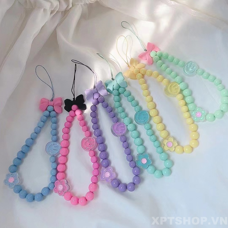 Vòng Đeo Tay Chống Thất Lạc Gắn Nơ Trang Trí Dễ Thương Cho Điện Thoại Apple Huawei glory Android