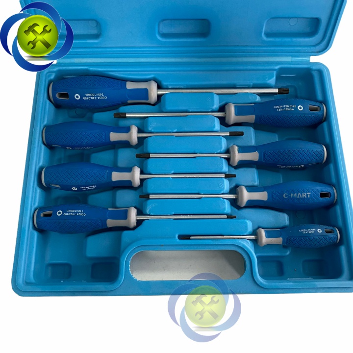 Bộ tua vít đầu sao 8 chi tiết C-Mart C0362 (T8 - T40)