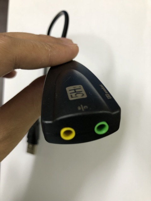 Cáp chuyển USB sound sang âm thanh 3D 7.1 (Đen)