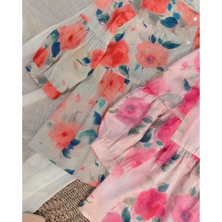 Áo hoa babydoll
