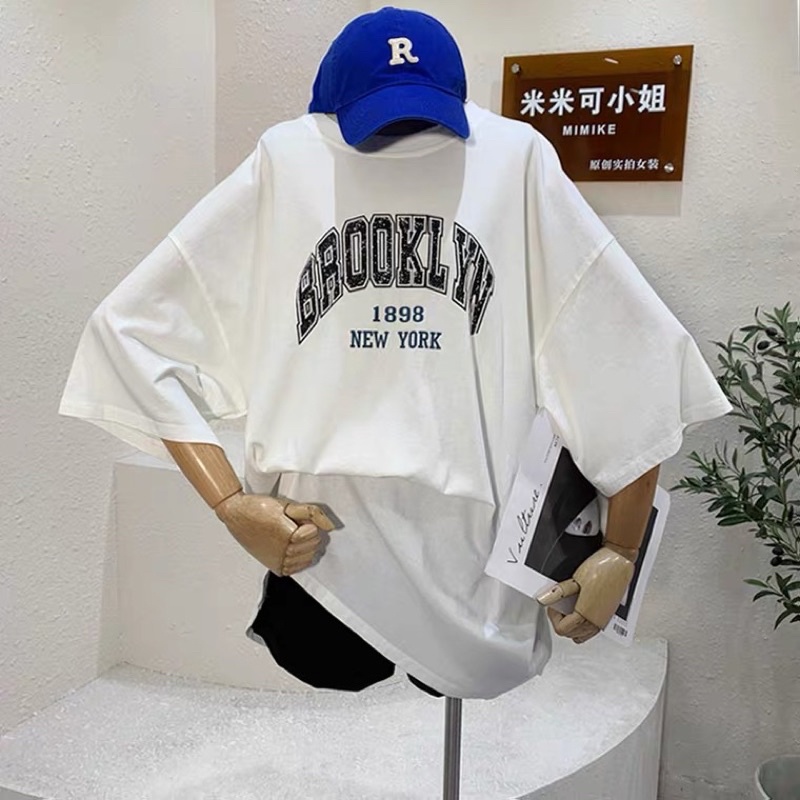 Áo phông 3158 ,áo thun nữ form rộng chất cotton in chữ new york