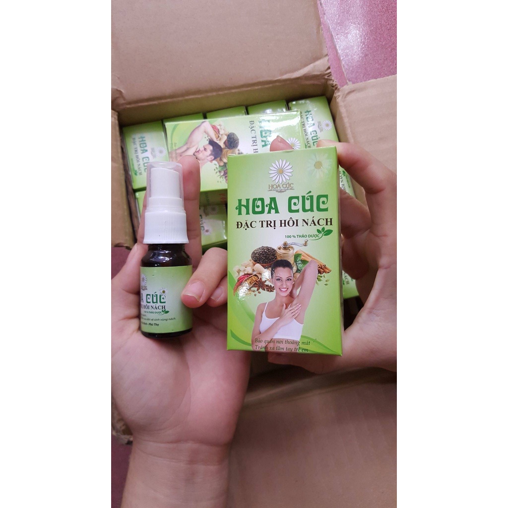 Xịt khử mùi hôi nách hoa cúc xịt thơm nách