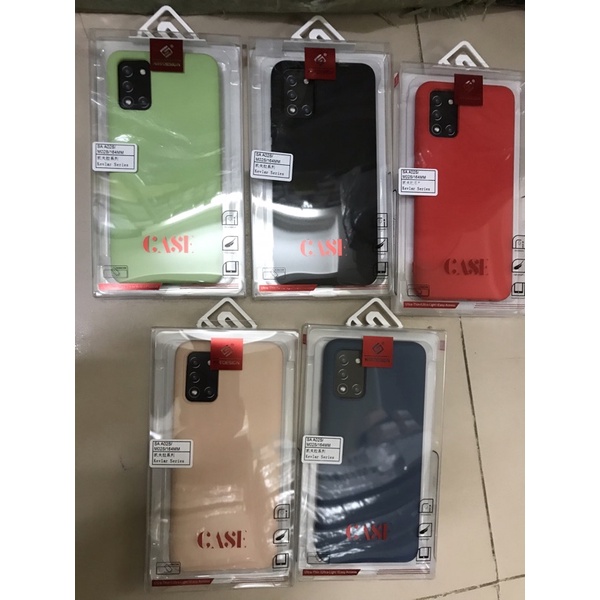 Ốp lưng KTS màu cao cấp cho Samsung A02S/M02S nhiều màu