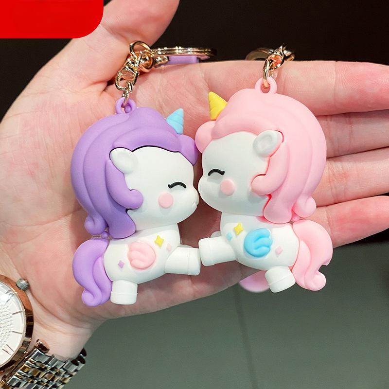 Móc Khóa Hình Kỳ Lân Dễ Thương