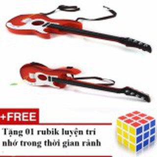 Đàn Guitar Cho Bé Tập Đánh và làm mẫu chụp ảnh rất phong cách + Tặng 01 rubik loại 1 trơn, nhạy