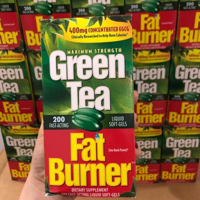 ( Hộp đựng) GREEN TEA 200 Viên của mỹ