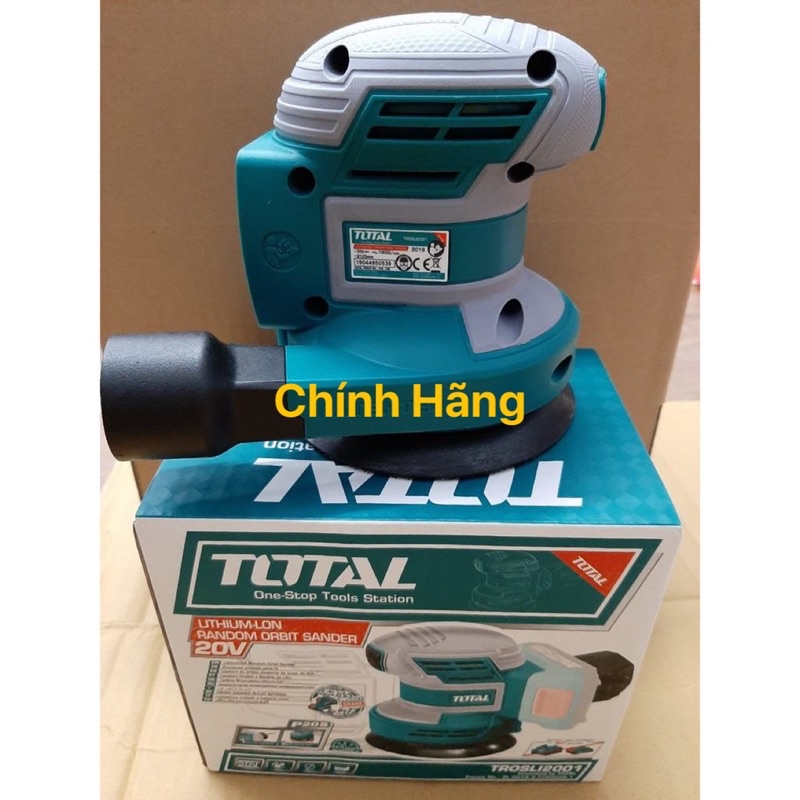 TOTAL Máy chà nhám tròn dùng pin Lithium 20V TROSLI2001  (Cam kết Chính Hãng 100%)