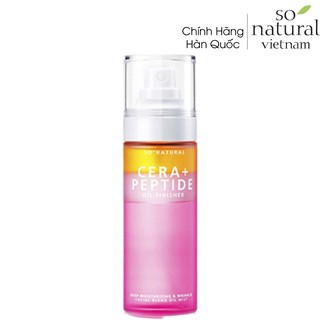 Xịt Khoáng 3 Tầng Dưỡng Ẩm Làn Da So Natural Cera+ Peptide Oil Finisher 80ml