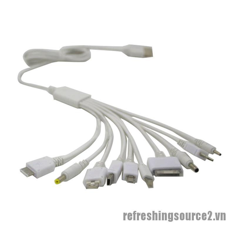 Cáp sạc USB đa năng 10 trong 1 chất lượng