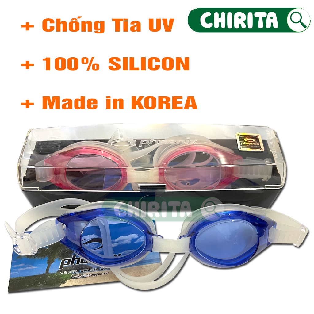 Mắt Kính Bơi Trẻ Em CHÍNH HÃNG 100% SILICON Hàn Quốc - Kính Bơi Trẻ Em Dành Cho Bé Trai Và Gái, Kính Bơi Cho Bé CHIRITA