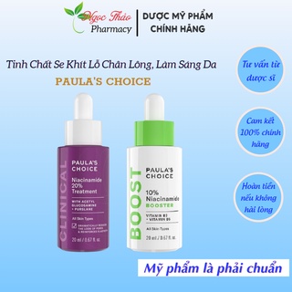 Tinh chất, serum paula’s choice niaciamide 10%,20% se khít lỗ chân lông tối ưu, làm sáng da 20ml