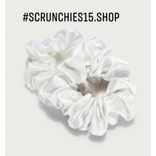Scrunchies white❤️dây chun cột tóc vải mầu trắng mua 5 tặng 1 trên tổng hoá đơn🤟