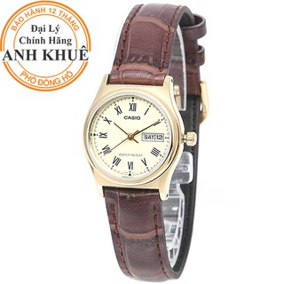 Đồng hồ kim nữ dây da Casio LTP-V006GL-9BUDF