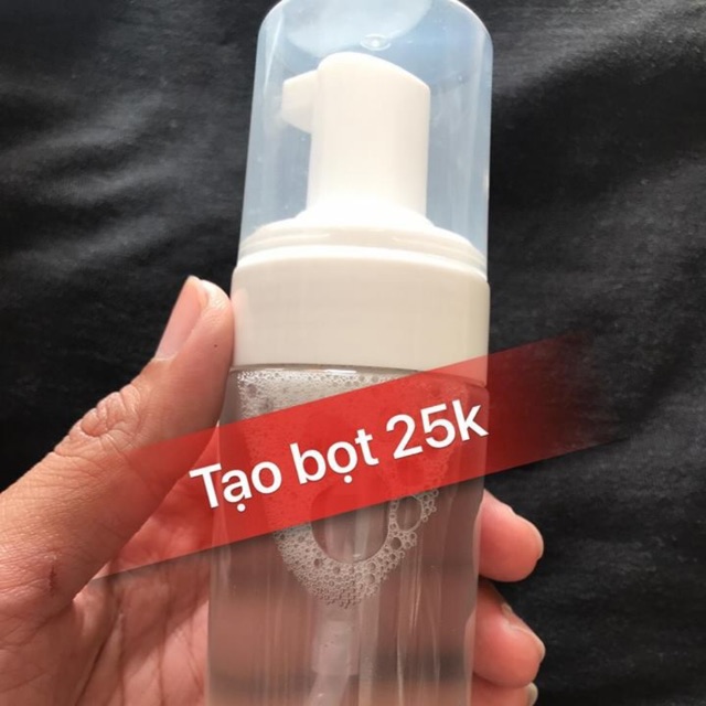 Tạo bọt vệ sinh mi