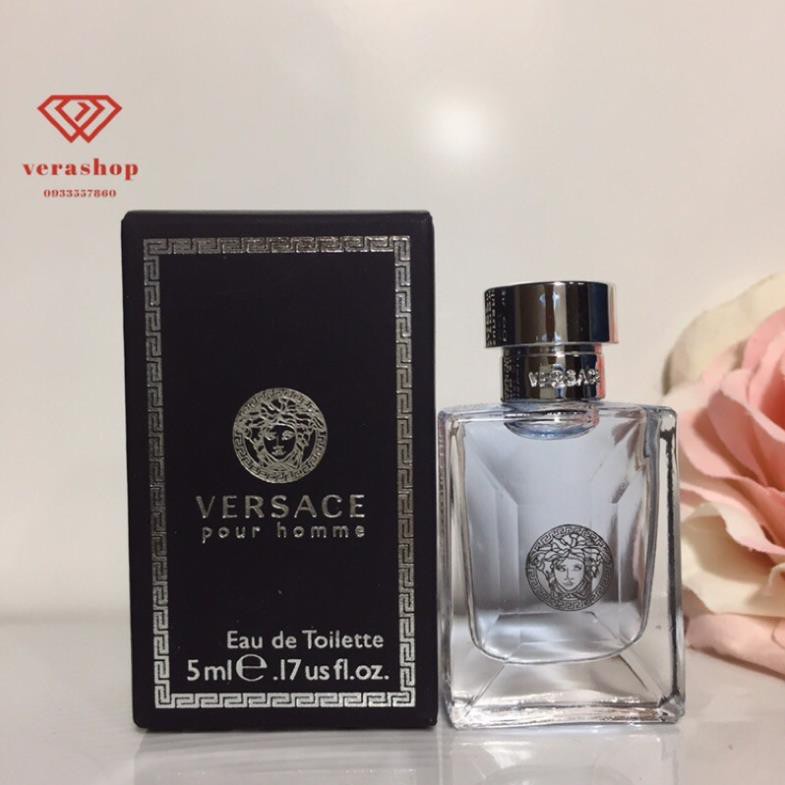 [xả kho] Nước hoa nam Versace Pour Homme 5ml chính hãng tươi mát nam tính lịch lãm | Thế Giới Skin Care