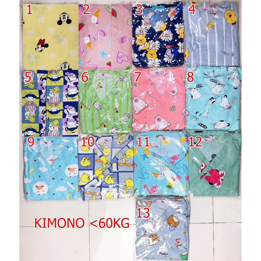 Đồ ngủ Kimono mùa hè Kate Thái form <58kg | BigBuy360 - bigbuy360.vn