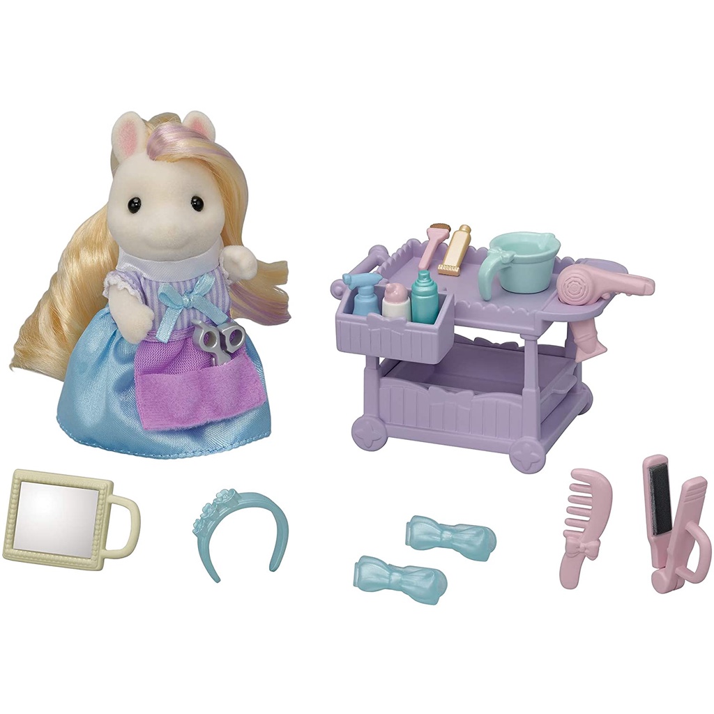 Đồ Chơi Sylvanian Families Bộ Nhà Tạo Mẫu Tóc Stylish Hairdresser