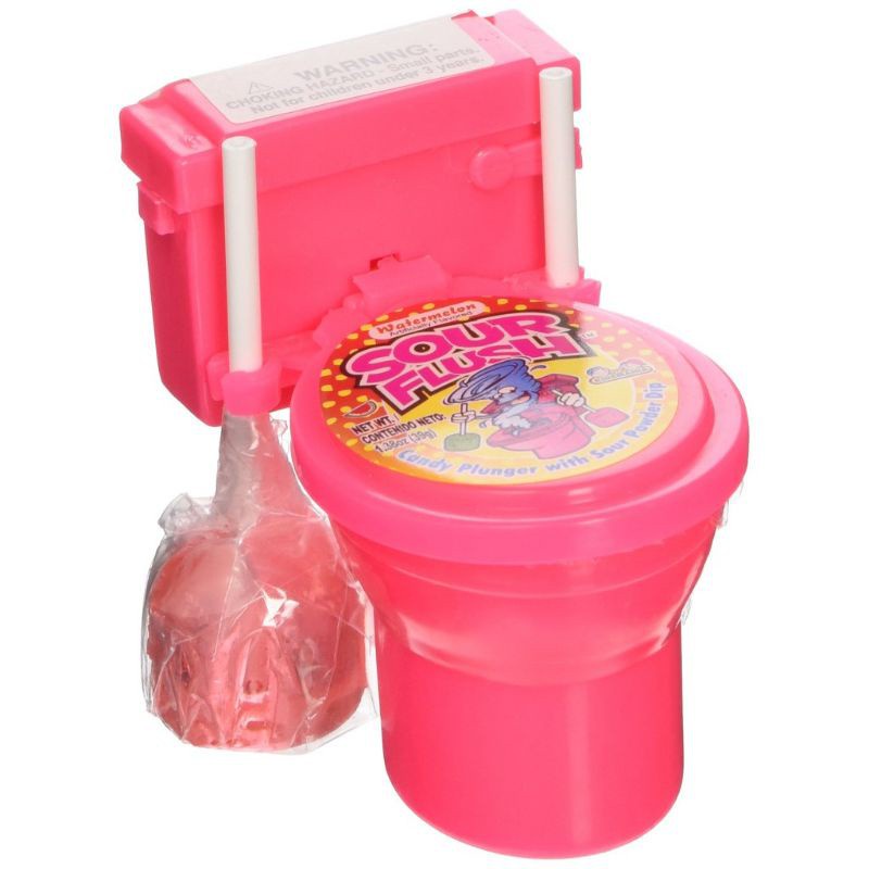Kẹo mút bồn cầu Sour Flush hot chấm tặng kẹo ngậm