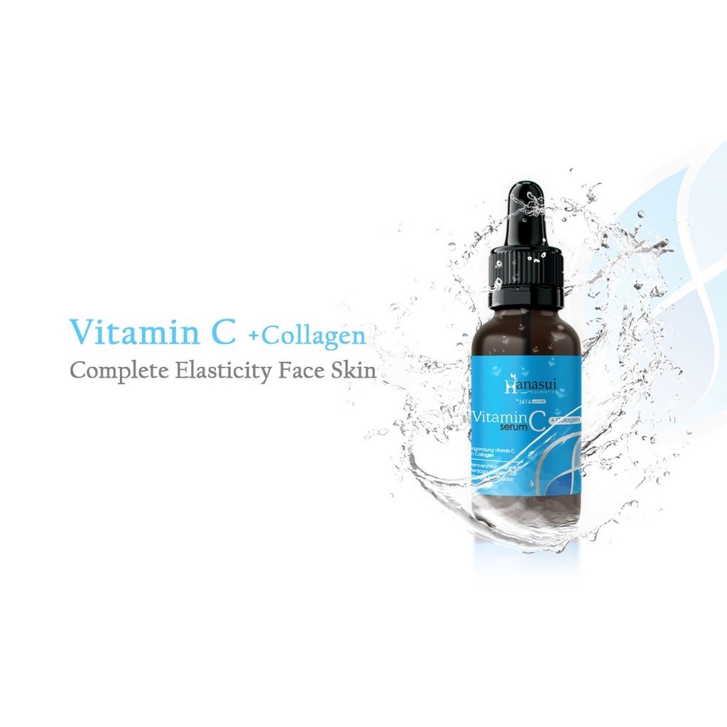 (hàng Mới Về) Serum Vitamin C + Collagen Bpom Trị Mụn Làm Trắng Da Hanasui