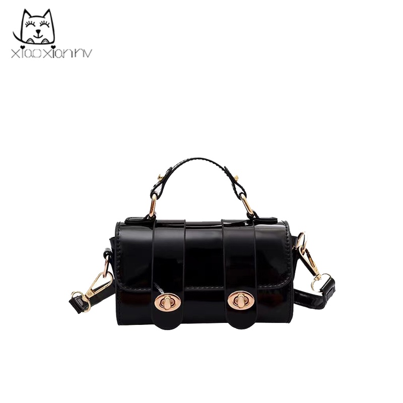 Túi Xách Dáng Vuông Màu Trơn Thời Trang 2021 Cho Nữ