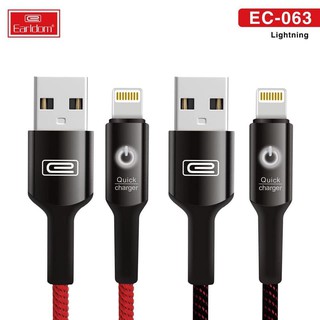 Cáp Sạc Tự Ngắt Chính Hãng EARLDOM EC-063 cho Iphone