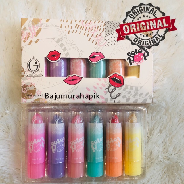 (hàng Mới Về) Son Dưỡng Môi Madame Chiết Xuất Nhân Sâm Dưỡng Ẩm Hiệu Quả