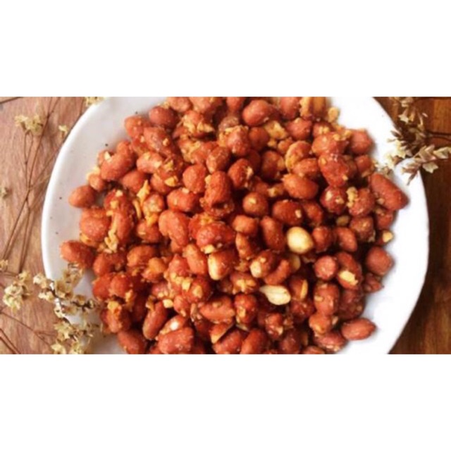 1kg đậu phộng tỏi ớt siêu cay loại nhất (túi zip)