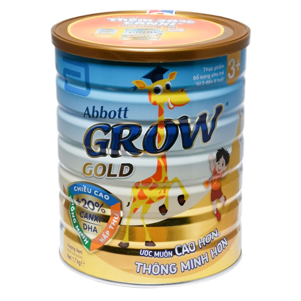 SỮA BỘT ABBOTT GROW GOLD 3+ 1700G