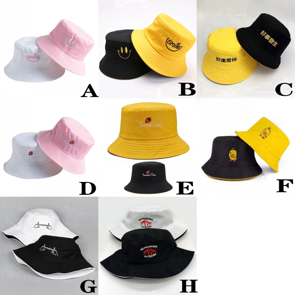 Mũ tai bèo 2 mặt chống nắng thời trang đi biển mùa xuân hè thời trang cho nữ