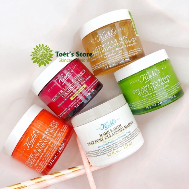 Tổng hợp mặt nạ Kiehl’s bao gồm minisize