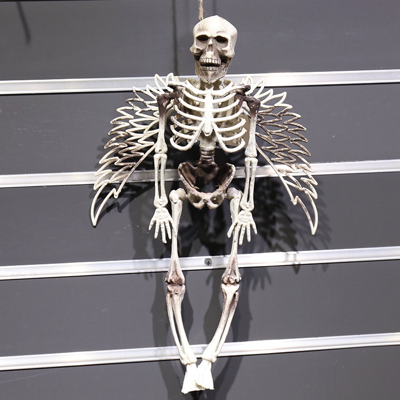 Mới Khung Đầu Lâu Có Cánh Hóa Trang Halloween