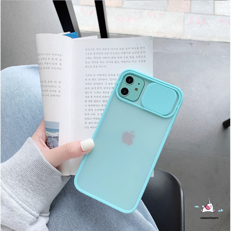 Ốp Lưng Cứng Bảo Vệ Ống Kính Camera 8 Màu Cho Iphone 12 11 Iphone 8plus 7plus 11 8 7 6 6s Plus X Xs Se 2020