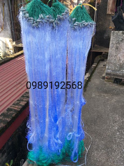 Lưới Đánh Cá 3 Lớp Then 3 Cao 1m2 Dài 100m bắt cá từ 400g đến 3kg