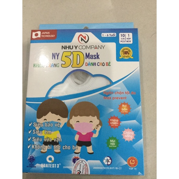 KHẨU TRANG Y TẾ 4 LỚP NHƯ Ý HỘP 10 CÁi