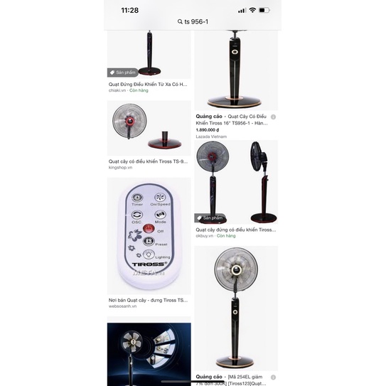 điều khiển quạt tiross