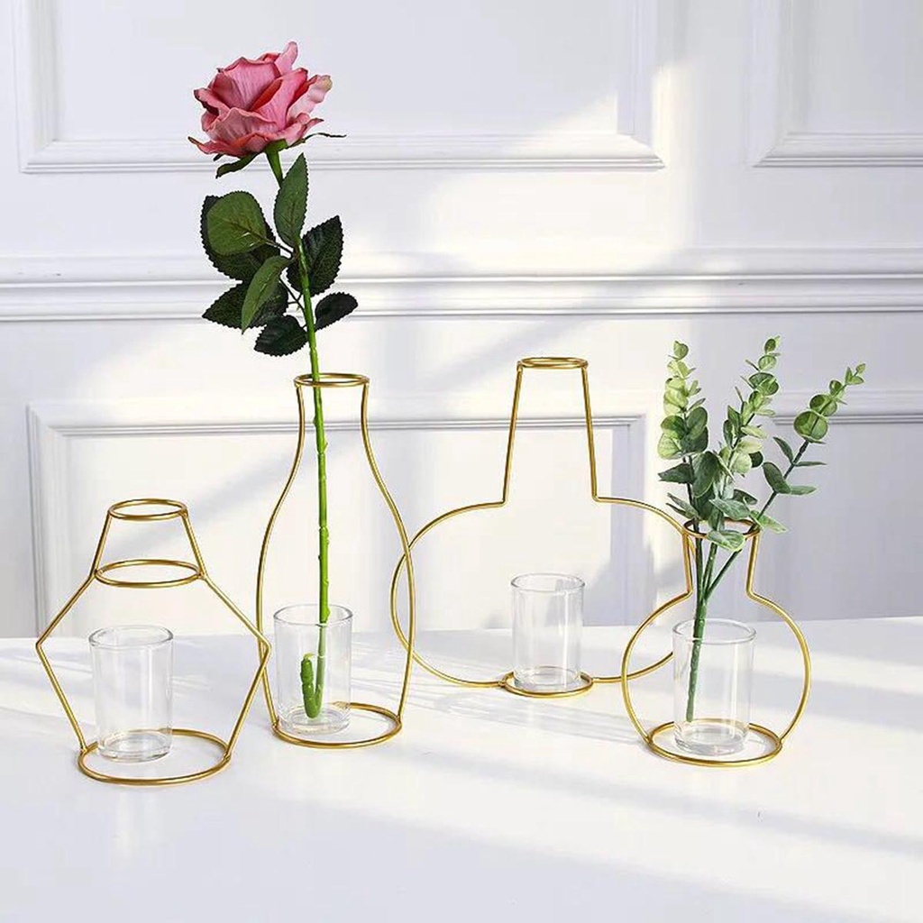LLOYD Giá Đỡ Bình Hoa Bằng Kim Loại Phong Cách Bắc Âu Cổ Điển