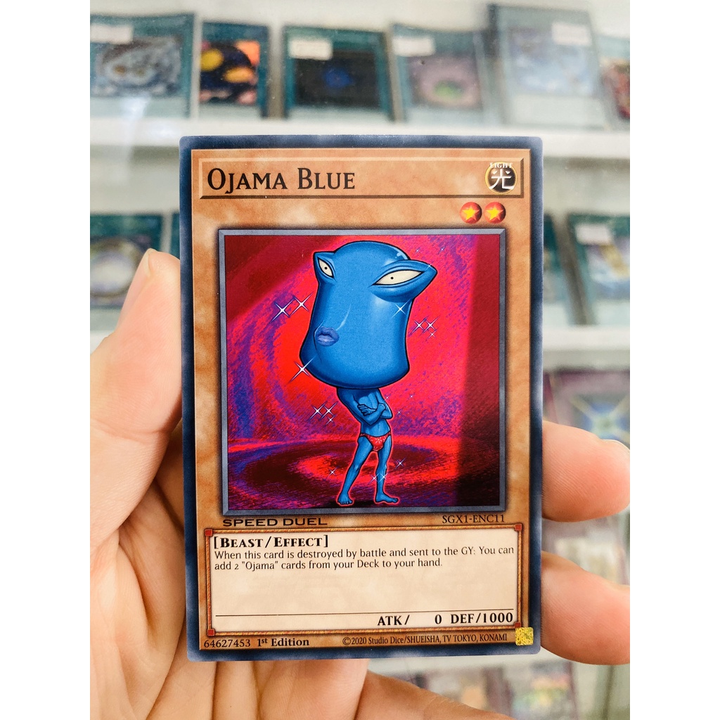 Thẻ Bài YugiOh! Mã SGX1-ENC11 - Ojama Blue - Common - 1st Edition