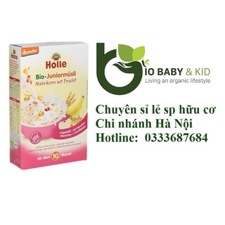 Bột Holle ngũ cốc hoa quả hữu cơ demeter 10month 250g