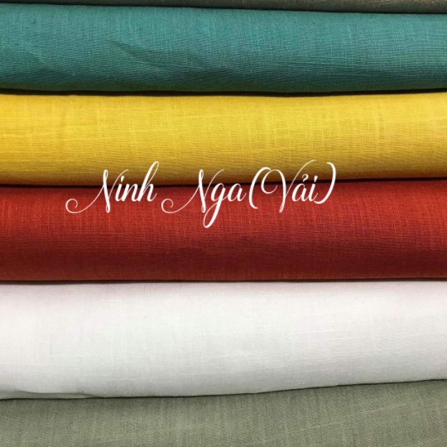 Vải linen xước