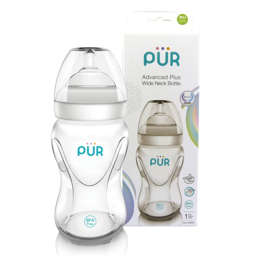 Bình sữa Pur cổ rộng Advanced Plus 250ml (9812)