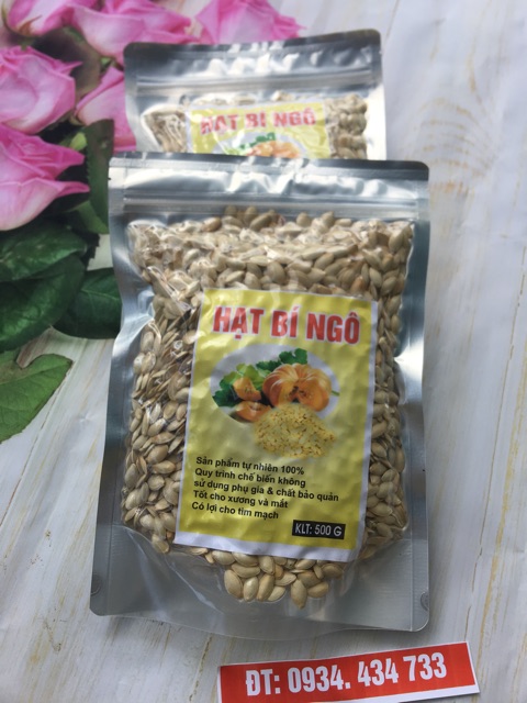 [đủ các loại] 1KG LOẠI NGON HẠT BÍ TRẮNG, bí đen, nhân chín RANG TAY